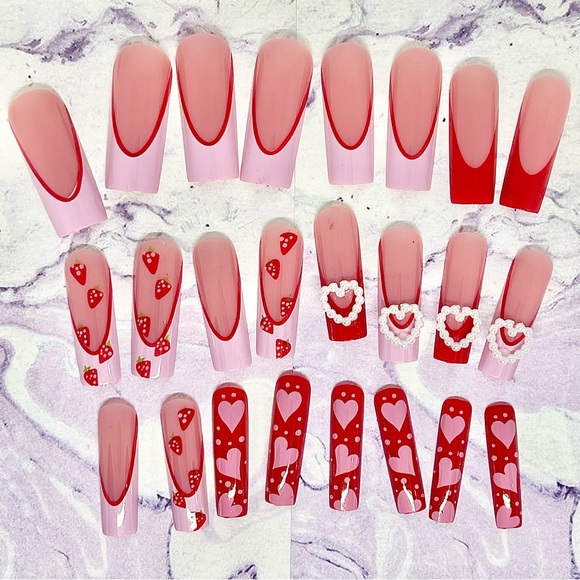 MOONNiNi 24pcs PRESS ON NAiLS - w/toolkit - Picture 1 of 7